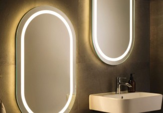 Espejos retroiluminados con formas